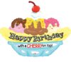 Ice Cream Sundae Shape Balloon Party Supplies Decorations Ideas Novelty Gift