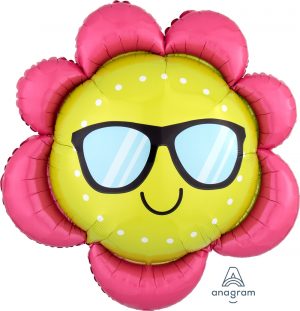 Sunglasses Flower Face Shape Balloon Party Supplies Decorations Ideas Novelty Gift