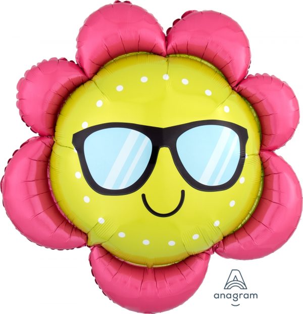 Sunglasses Flower Face Shape Balloon Party Supplies Decorations Ideas Novelty Gift