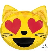 Emoji Cat Supershape Balloon Party Supplies Decorations Ideas Novelty Gift
