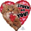 Stuck On You Cat Jumbo Balloon Party Supplies Decorations Ideas Novelty Gift
