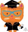 Graduation Cat Supershape Balloon Party Supplies Decorations Ideas Novelty Gift