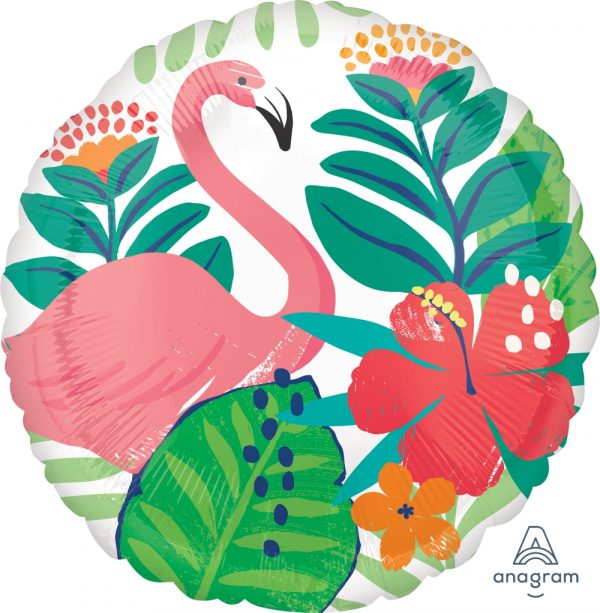 Flamingo Tropical Jungle Standard Balloon Party Supplies Decorations Ideas Novelty Gift