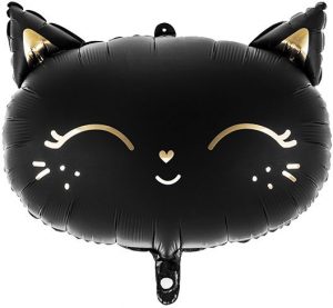 Black Cat Head Jr Shape Balloon Party Supplies Decorations Ideas Novelty Gift