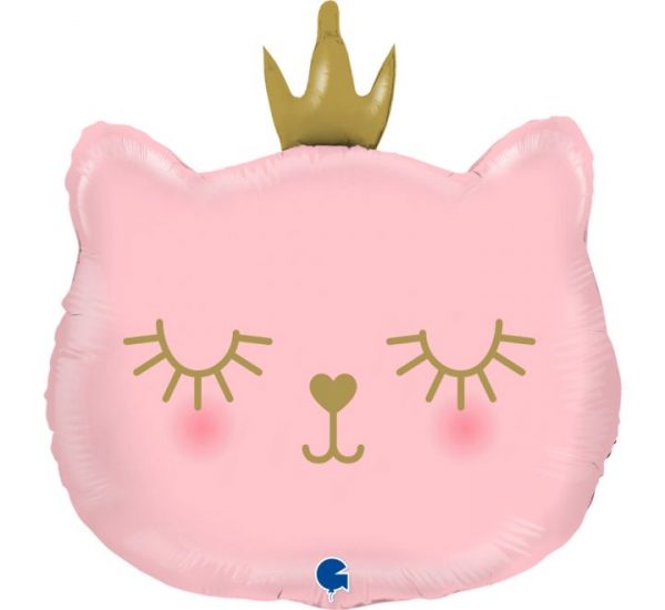 Princess Crown Cat Head 26in Shape Balloon Party Supplies Decoration Ideas Novelty Gift G72071
