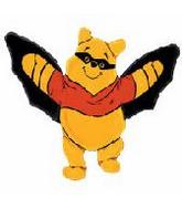 Pooh Vampire Supershape Balloon Party Supplies Decorations Ideas Novelty Gift