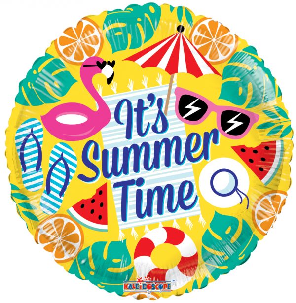 Its Summer Time Standard Foil Balloon Party Supplies Decorations Ideas Novelty Gift