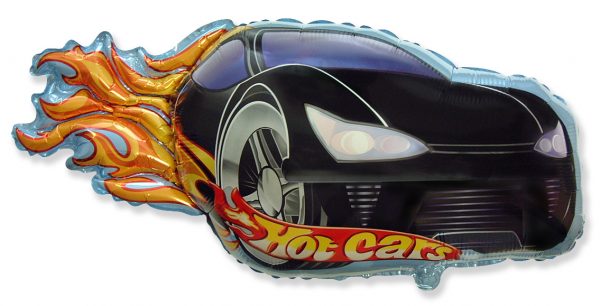 Black Hot Cars Toy Car Shape Balloon Party Supplies Decorations Ideas Novelty Gift
