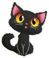 Cute Black Cat 36in Supershape Balloon Halloween Party Supplies Decoration Ideas Novelty Gift 901851