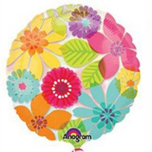 Day In Paradise Flowers Standard Balloon Party Supplies Decorations Ideas Novelty Gift