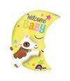 Cow And Moon Welcome Baby Jumbo Balloon Party Supplies Decorations Ideas Novelty Gift
