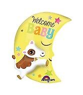 Cow And Moon Welcome Baby Jumbo Balloon Party Supplies Decorations Ideas Novelty Gift