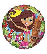 Hawaiian Luau Girl Standard Foil Balloon Party Supplies Decorations Ideas Novelty Gift