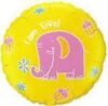 I Am 5 Elephant 5th Birthday Balloon Party Supplies Decorations Ideas Novelty Gift