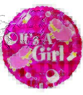 Its A Girl Counting Sheep Standard Balloon Party Supplies Decorations Ideas Novelty Gift