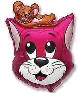 Pink Cat And Mouse Shape Balloon Party Supplies Decorations Ideas Novelty Gift