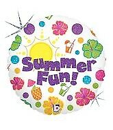 Summer Fun 18in Standard Foil Balloon Party Supplies Decoration Ideas Novelty Gift 86740