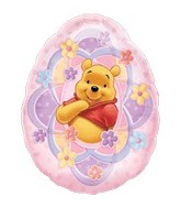 Winnie The Pooh Easter Supershape Balloon Party Supplies Decorations Ideas Novelty Gift