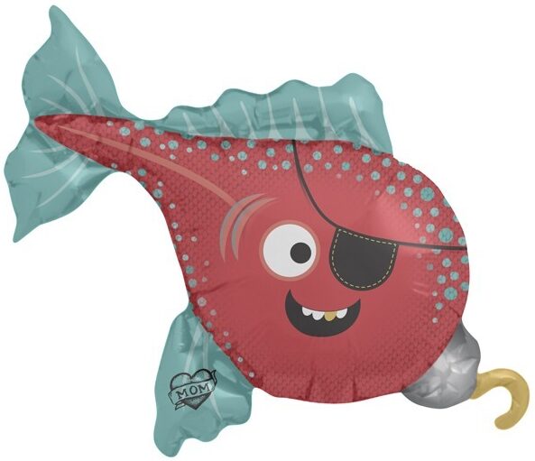 Pirate Fish Jumbo Shape Balloon Party Supplies Decorations Ideas Novelty Gift
