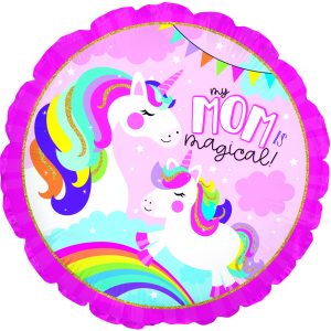Unicorn My Mom Is Magical Balloon Party Supplies Decorations Ideas Novelty Gift