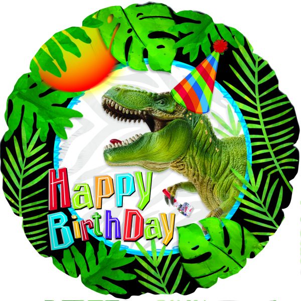 Happy Birthday T-Rex Dinosaur Balloon Party Supplies Decorations Ideas Novelty Gift