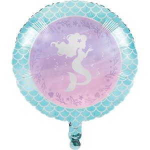 Mermaid Shimmering Standard Balloon Party Supplies Decorations Ideas Novelty Gift