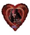 Pirates Of The Caribbean Jumbo Heart Balloon Party Supplies Decorations Ideas Novelty Gift