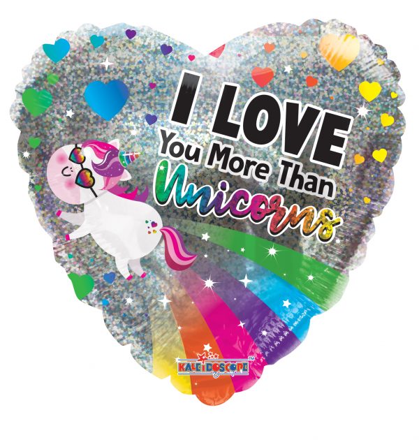 Love You More Than Unicorns Balloon Party Supplies Decorations Ideas Novelty Gift