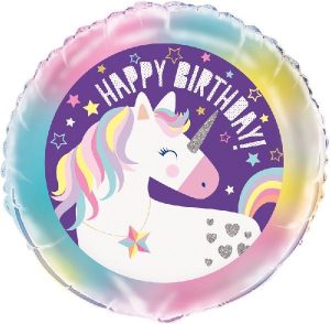 Unicorn Birthday Magic Rainbow Balloon Party Supplies Decorations Ideas Novelty Gift