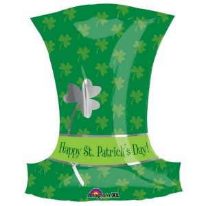 St Patricks Day Top Hat Jr Shape Balloon Party Supplies Decorations Ideas Novelty Gift