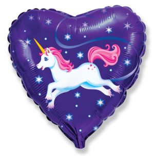 Night Sky Unicorn Standard Balloon Party Supplies Decorations Ideas Novelty Gift