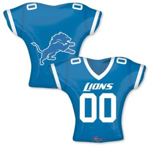 Detroit Lions Jersey 24in Supershape Balloon Party Supplies Decoration Ideas Novelty Gift 26165