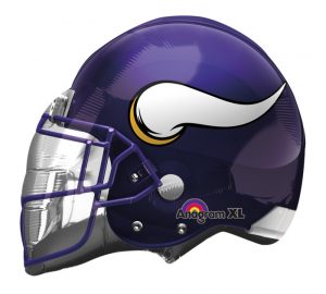 Minnesota Vikings Helmet Supershape Balloon Party Supplies Decorations Ideas Novelty Gift