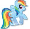 Rainbow Dash MLP Supershape Balloon Party Supplies Decorations Ideas Novelty Gift