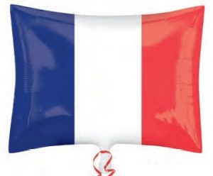 French Flag Standard Balloon Party Supplies Decorations Ideas Novelty Gift