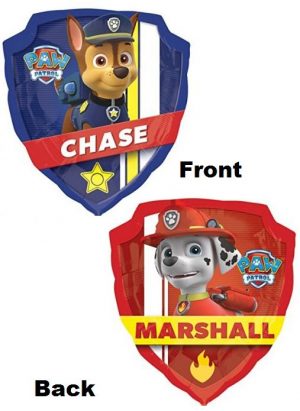 Paw Patrol Shield Supershape Balloon Party Supplies Decorations Ideas Novelty Gift