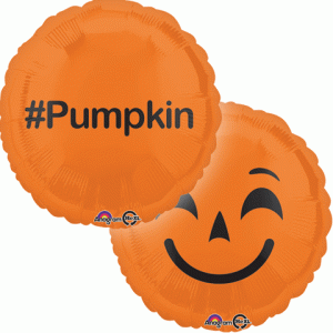 Emoji Pumpkin Halloween 18in Balloon Party Supplies Decoration Ideas Novelty Gift 33848
