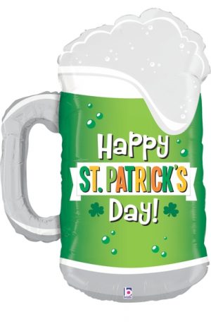 St Patricks Day Beer Mug Shape Balloon Party Supplies Decorations Ideas Novelty Gift