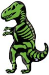 T-Rex Dinosaur Bones Supershape Balloon Party Supplies Decorations Ideas Novelty Gift