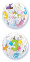 Happy 3rd Birthday Pets Bubble Balloon Party Supplies Decorations Ideas Novelty Gift