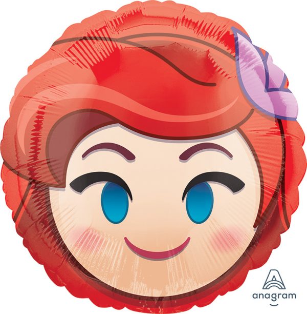 Little Mermaid Ariel Emoji Balloon Party Supplies Decorations Ideas Novelty Gift