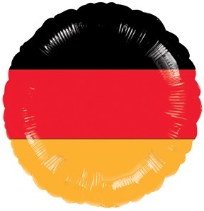 German Flag Round Standard Balloon Party Supplies Decorations Ideas Novelty Gift