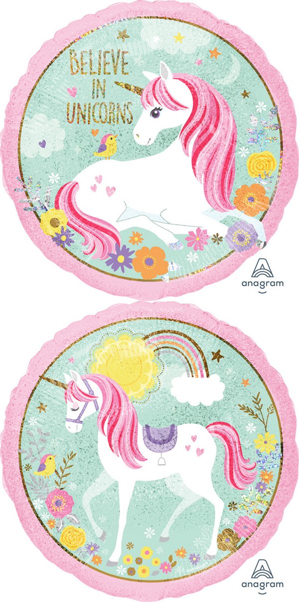 Believe In Unicorns Standard Balloon Party Supplies Decorations Ideas Novelty Gift