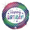 Happy Birthday Mermaid Scales Balloon Party Supplies Decorations Ideas Novelty Gift
