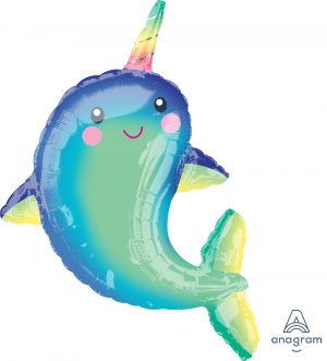 Narwhal Supershape Balloon Party Supplies Decorations Ideas Novelty Gift