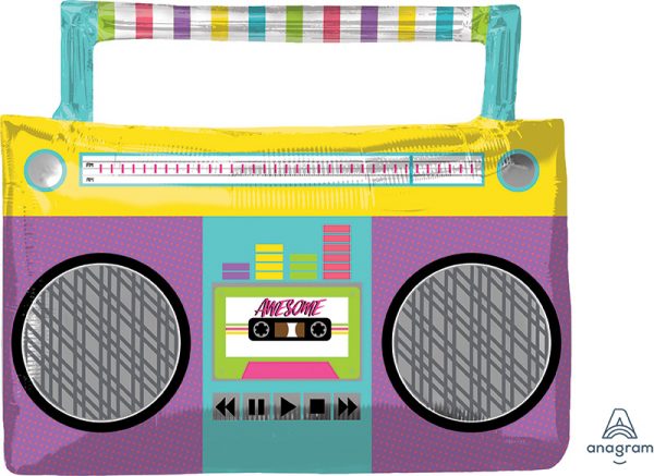 Awesome Party Boombox Supershape Balloon Party Supplies Decorations Ideas Novelty Gift
