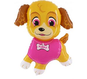 Pink Puppy Shape Balloon Party Supplies Decorations Ideas Novelty Gift