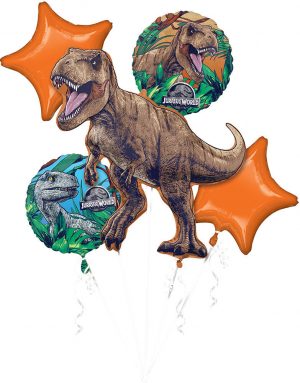 Jurassic World Dominion Balloon Bouquet Party Supplies Decorations Ideas Novelty Gift