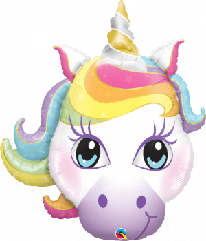 Magical Unicorn Head Shape Balloon Party Supplies Decorations Ideas Novelty Gift