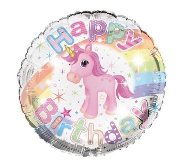 Happy Birthday Rainbow Unicorn Balloon Party Supplies Decorations Ideas Novelty Gift